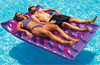 Aquaflip™ Pool Float For 2 Adults Ideal Swimming Pool Inflatables Adult Floaties