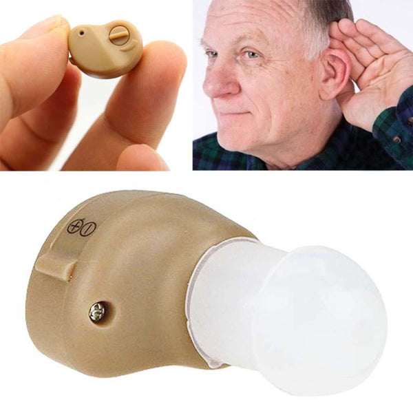 Mini Hearing Aids - Portable Audiophones With Adjustable Tone Amplifier