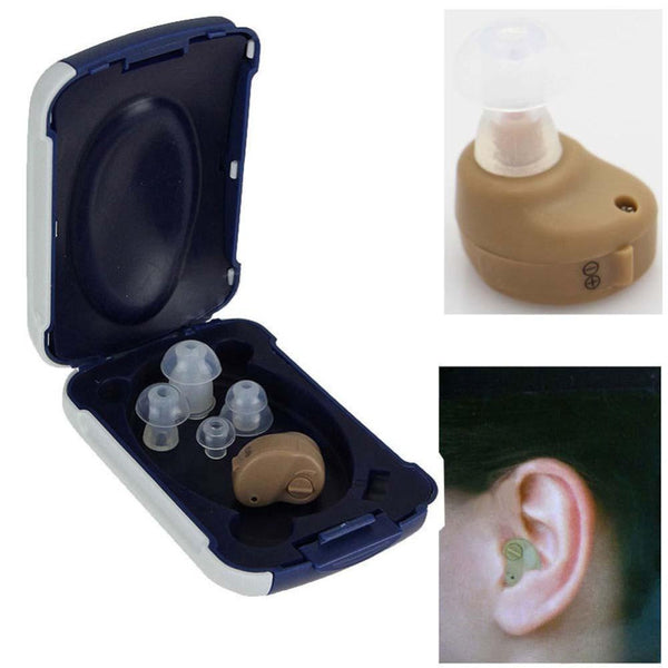 Mini Hearing Aids - Portable Audiophones With Adjustable Tone Amplifier