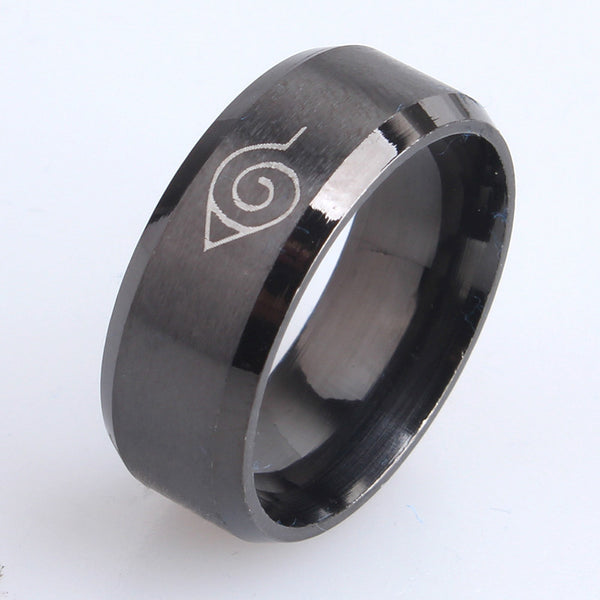 New Naruto Rings - Classic Stainless Steel Men & Women Jewelry Ring