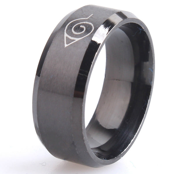 New Naruto Rings - Classic Stainless Steel Men & Women Jewelry Ring