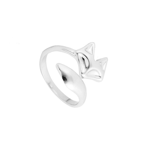 Cute Fox Jewelry Rings for Women - Adjustable